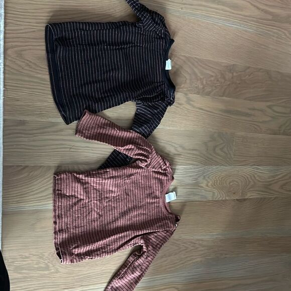 H&M stripe long sleeve tops 18M - Picture 1 of 7